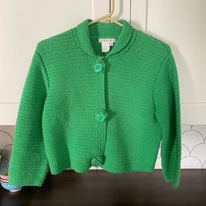 Vintage Green Cardigan